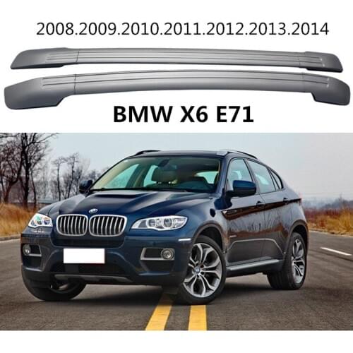 For BMW X6 E71 2008-2014 Roof Racks Auto Luggage Rack High Quality Brand New Aluminum Paste Installation Car Accessories