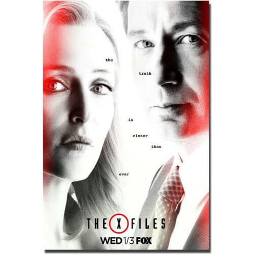 J0256 The x files TV season Silk Posters and Prints wall art Art Poster Home Decor
