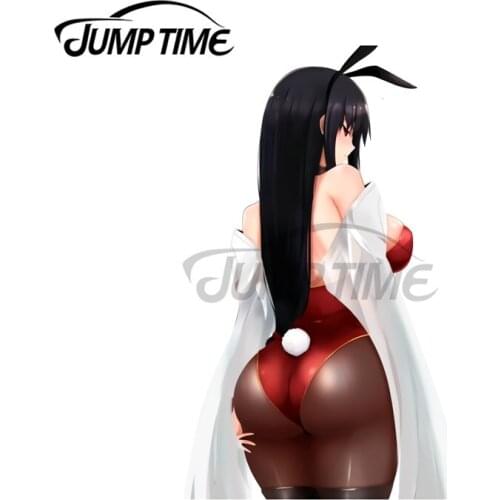 JumpTime 13 x 6.8cm Anime Bunny Girl Rishia Lord of Vermilion Waterproof Bumper Car Stickers Personality Decal VAN Car Styling