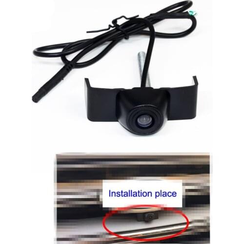 Night vision HD CCD Car frontview camera for Ford Edge 2015- 2018front view vehicle camera parking assistance waterproof