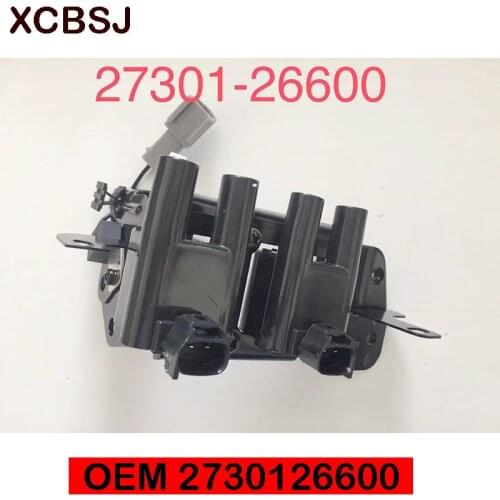Auto Ignition Coil For HYUNDAI Accent Coupe Elantra Getz Matrix for Kia Cerato Rio 1.4 1.6 16V 27301-26600 2730126600