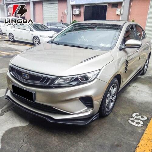 Suit For Gl Emgrand Small Surround Refitting Shovel Exterior Decoration Matte Black Lip Front Bar Chin