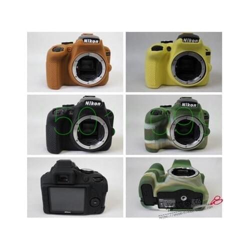 Nice Soft Silicone Rubber Camera Protective Body Cover Case Skin For Nikon D3400 Camera Bag Lens bag Neoprene Soft
