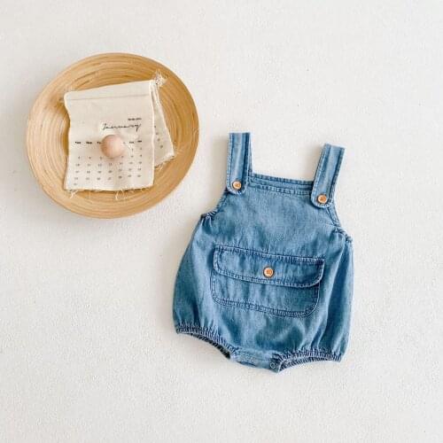 Fashion 100 Cotton Rampers for Baby Newborn Cowboy Suspenders Infant Rompers Baby Girls Overalls Toddler Boy Clothing