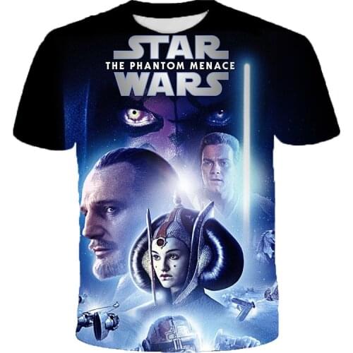 Marvel Men Clothes 2021 New Mens Summer Star Wars Men Short Sleeve T-shirt 3D Print T Shirt Casual Breathable Funny T Shirts