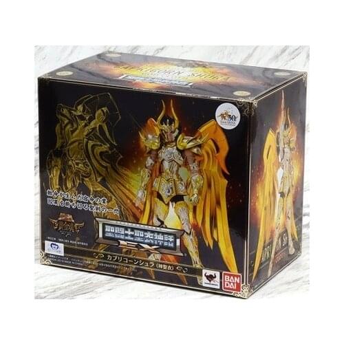 New A BANDAI Tamashii Nations Saint Cloth Action Figure Capricorn Shura GOD CLOTH from Saint Seiya Soul Of Gold