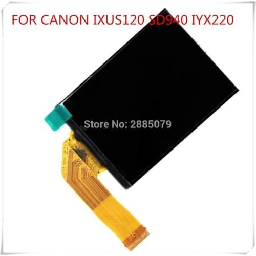 NEW LCD Display Screen For CANON IXUS120 IXUS 120 IS SD94 IS SD94is IXY220 PC1430 Digital Camera Repair Part With Backlight