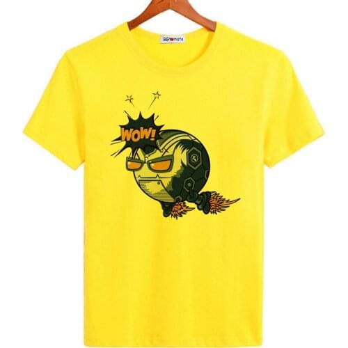 BGtomato robot tshirt personality t shirt men hip hop t shirt good quality tee shirt homme casual anime shirt