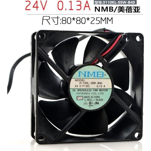 Original 3110KL-05W-B40 8025 8cm 24V 0.13A super durable fan drive