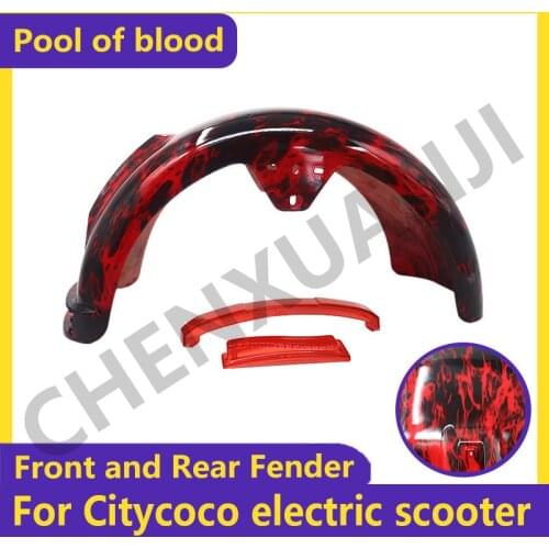 10x6.00-5.5 10x6.00-6 Citycoco Plastic Parts Shell Flaps Front And Rear Fender Mudguards for Citycoco Electric Scooter Poolblood