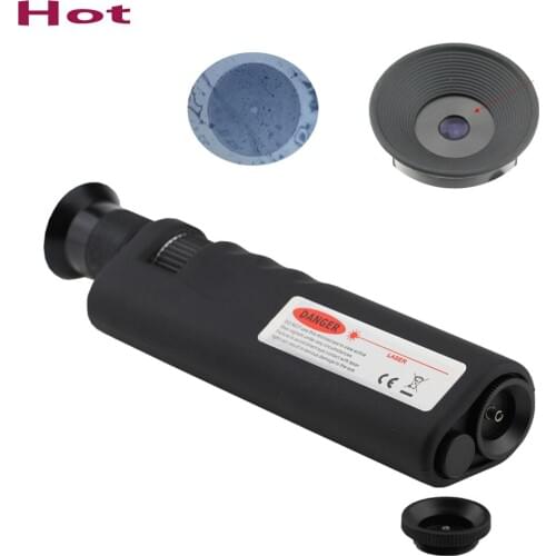 Promotion Handheld 400x Fiber Optical Inspection Microscope LED Illumination Ceramic Terminal Detector Rubber Durable Laser tool