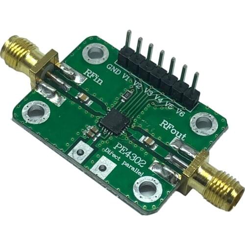 RF Attenuator PE4302 Numerical Control Attenuator Module Parallel Immediate Mode 1MHz~4GHz NC Attenuator 50ohm SMA Female PE4302
