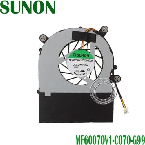 SUNON MF60070V1-C070-G99 CPU Cooling Fan FOR HASEE A400-D52 D1 A400-D52S D1 D2 CPU Cooling Fan