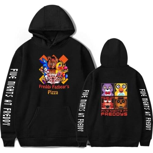 Fnaf Hoodies Sweatshirt Five Nights At FNAF Jacket Coat Spring Harajuku Cartoon Bear FNAF Hoodie Women Sweatshirts Fnaf