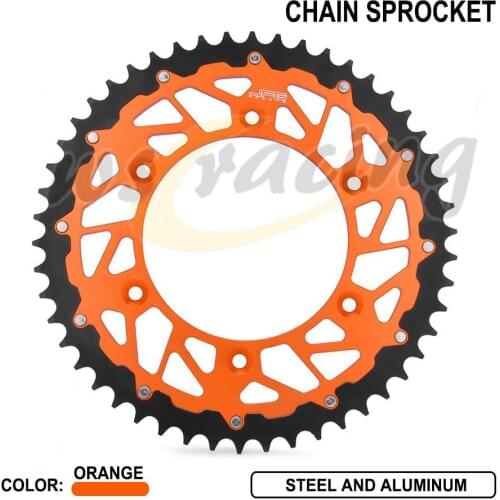 42T 45T 48T 50T 52T Rear Chain Sprocket For KTM EXC EXC-F SX XC-W XCF-W MXC SXS SX-F XC XC-F SMR SMC 125 144 150 200 250 300 350