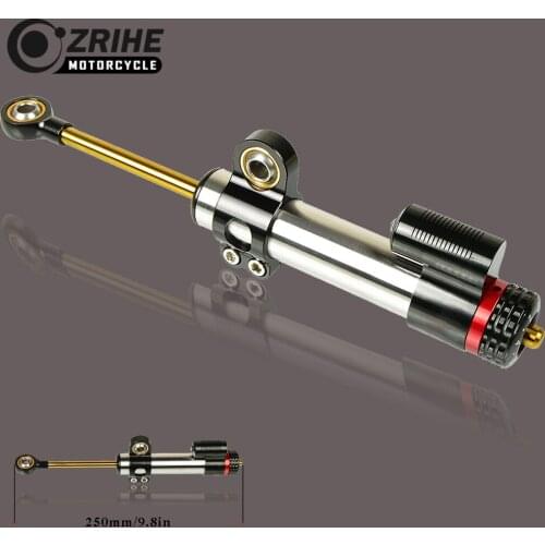 ZRIHE Motorcycle Universal Adjustable Accessories CNC Adjustable Steering Stabilize Damper FOR KAWASAKI Versys 1000 1000 LT