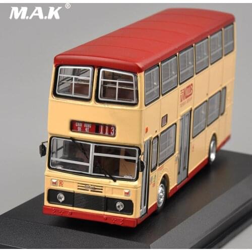 1/76 11C/70/113 Limited Hong Kong KMB Double-decker Bus Model Road Collection Vehicles Model Toys For Collection for Children