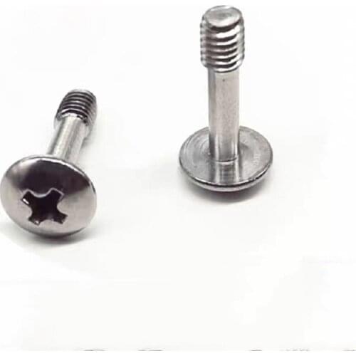 10PCS GUTBJ3/4/5/6 Large Flat Head Cross Groove Half Round Head Hexagon Cap Screw Winter Mushroom Head Half Tooth Loose Bolt