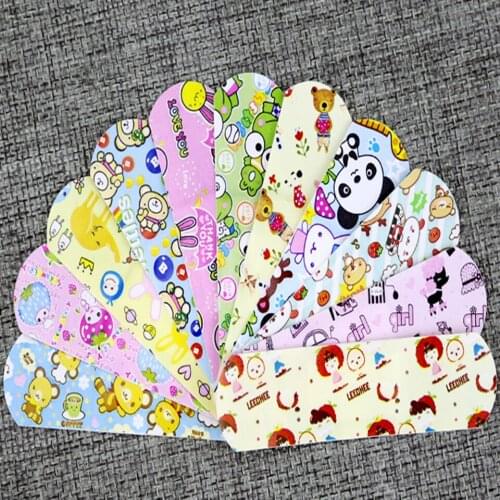 100PCs Waterproof Breathable Cute Cartoon Band Aid Hemostasis Adhesive Bandages First Aid Emergency Kit For Kids Children
