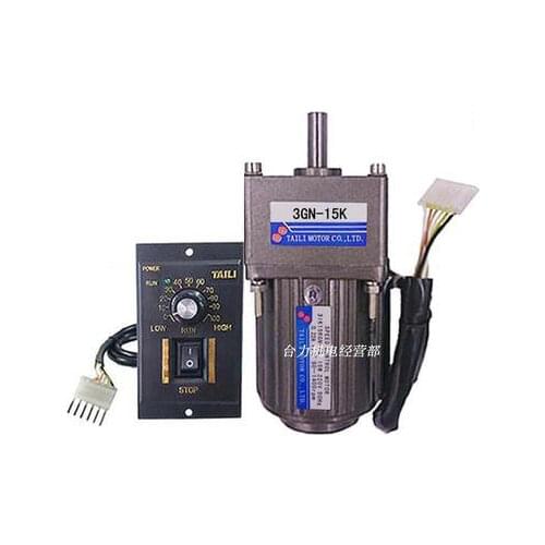 15W speed motor motor AC single 220V with gear reducer 3GN-15K deceleration reversible