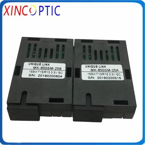 1x9 Module,1x9 20KM 155M 1310/1550nm 3.3V 5V Singe-mode Single Fiber SC A Side B Side 1x9 Dual Fiber Grade Fiber Optic Module