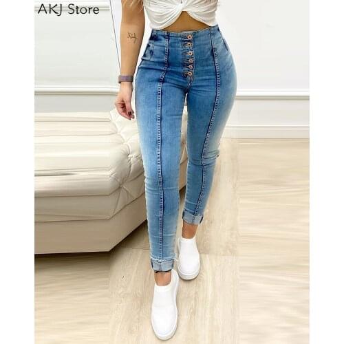 Женские зауженные джинсы Aibo Carla China At AliExpress