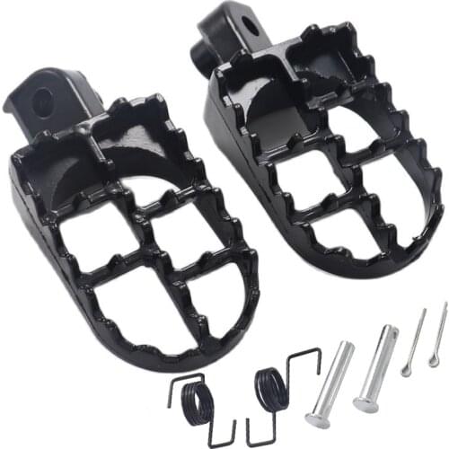 Aluminium Footrest Foot Pegs Footpeg For YAMA HA PW50 PW80 PW 50 80 TW200 TTR90 TTR90E Pit Dirt Bike Motocross Motorcycle