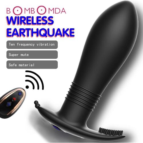 Anal Plug Vibrator Sex Toys For Men Prostate Massager Women G-Spot Stimulate Wireless Remote Vibrators Dildo Butt Plug Adult Toy