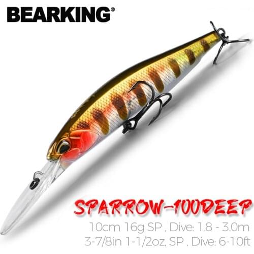 BEARKING 10cm 16g super magnet weight system long casting New model fishing lures hard bait 2019 quality wobblers minnow