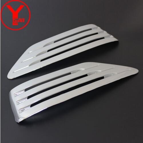Chrome side wind cover For Toyota Land cruiser Prado fj90 3400 Spoiler SUV ABS Car Styling accessories For Prado 90 YCSUNZ