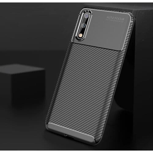 10S Shockproof Carbon Case for Huawei 10s Case Silicone TPU cover for Huawei 10s phone Case Soft Back Cover for Huawei 10s