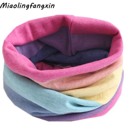 2020 Spring Autumn Winter Girl Boy Baby O Ring Neck Collar Lovely Cartoon Warm Cotton Children Magic Neckerchief Scarf