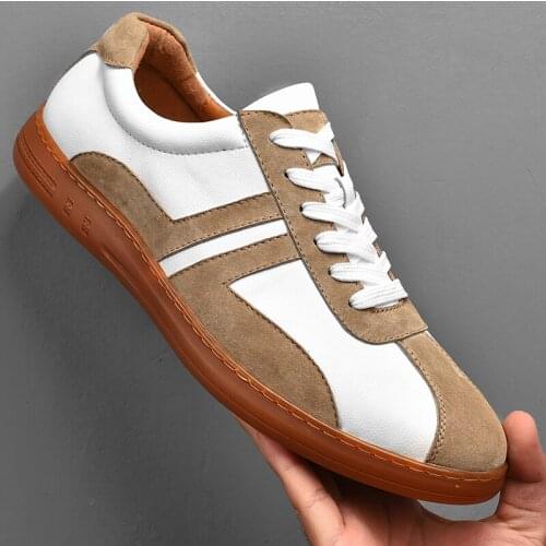Designer brand high quality suede casual mens shoes classic retro board shoes leather flat sneakers zapatillas hombre Eur 38-44