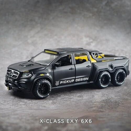 1/28 Benz X-class Pickup Truck Alloy Car Model Pullback Chidlren Car Toys Diecasts & Toy Vehicles Monster Truck Toy Collections