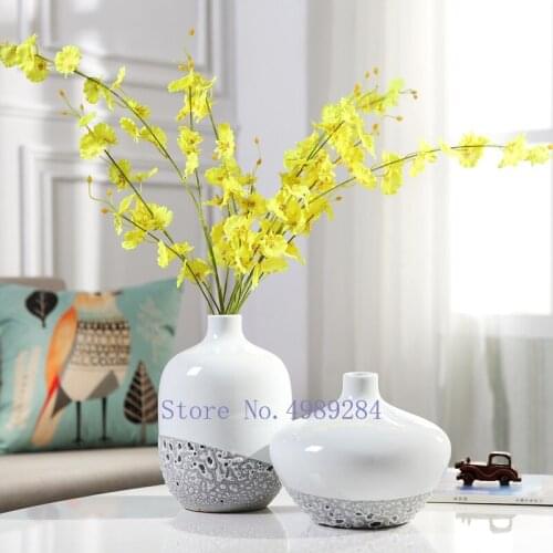 Creative modern Ceramic vase abstract geometric Flower arrangement Home soft decorations wedding Flower vases accessories