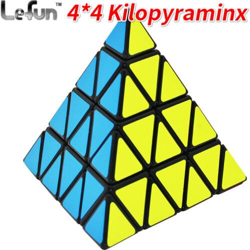 Lefun Kilopyraminx MagicCube Black Strange-shape Cube Puzzle Twist Cubos Magico Toys For Children Kids