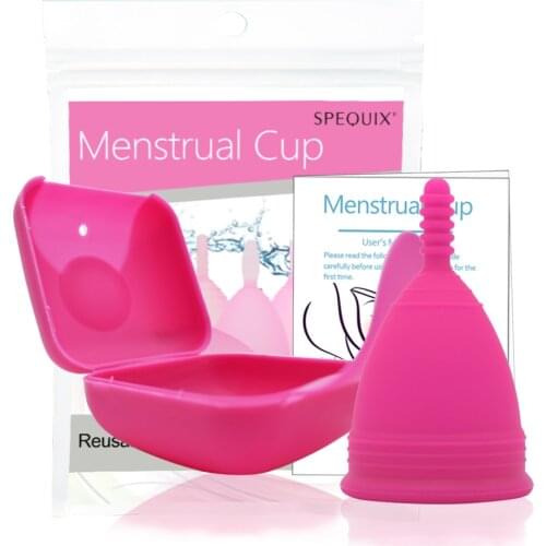 SPEQUIX Medical Silicone Menstrual Period Cup Feminine Hygiene Silicone Female Cup Coletor Menstrual Cup with Box