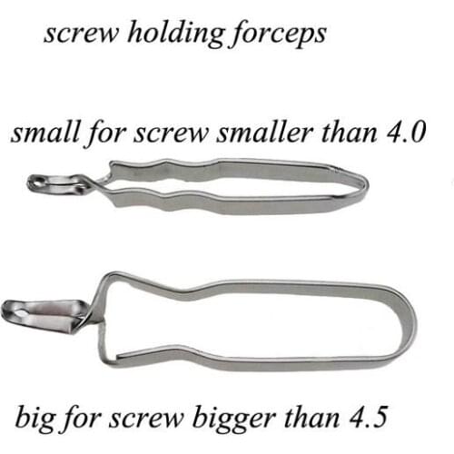 Medical orthopedic instrument steel universal bone screw holding forceps implant screw holder Tweezers Pliers Petz Veterinary AO