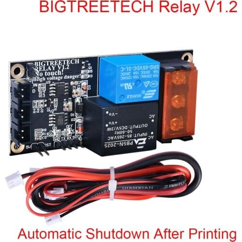 Bigtreetech Relay V1.2 Module Automatic Shutdown Module After Printing To BIQU Thunder For CR10 Printer Reprap 3D Printer Parts