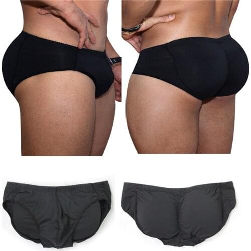 Mens Body Shaper Shorts Butt-lifting Corset high waist shorts underwear Shapewear Butt and Hip Enhancer Booty Padded Underwear