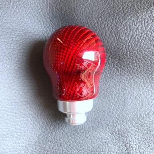 New Racing Carbon Fiber Manual Transmission Gear Shift Knob For Ford Focus &Fiesta 5 Speed
