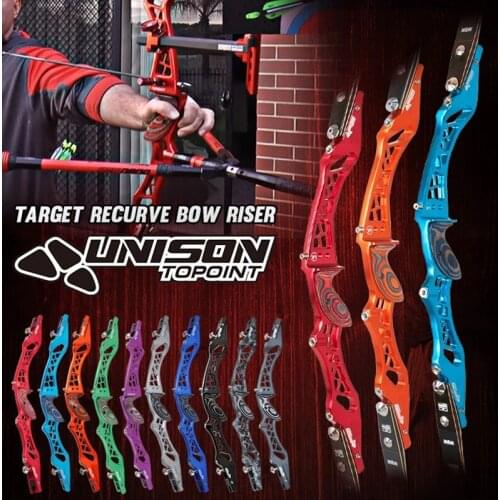 25 Inches Magnesium Alloy Recurve Bow Riser Handle for Left Right Hand Outdoor Archery Hunting Shooting