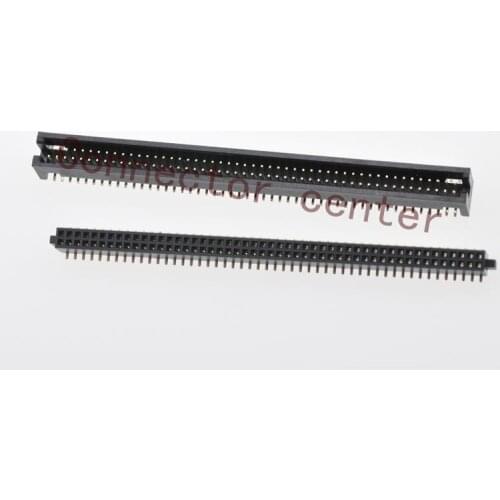 Board to Board Connector 1.27mm Pitch 2*50Pin 100POS Famale Height4.6mm Male5.8mm Shut Height 6.4mm