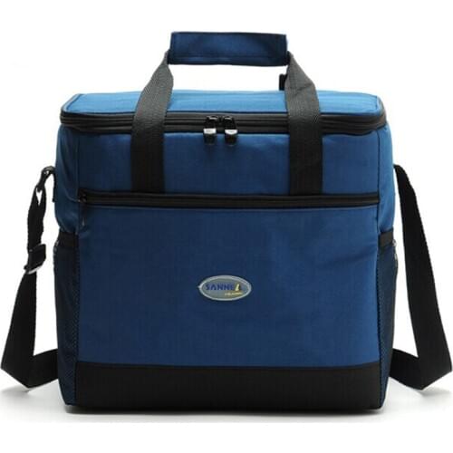 16l Thicken Folding Fresh Keeping Waterproof Nylon Lunch Bag Cooler Bag For Steak Insulation Thermal Bag Insulation Ice Pack