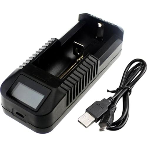 Smart LCD USB Battery Charger for 26650 18650 14500 16340 Lithium Battery 4.2V Charger