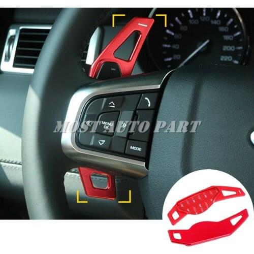 Inner Steering Wheel Paddle Shifters 2pcs For Jaguar F-Pace XE XF Car Decoration Car Trim