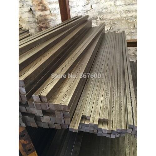 2.5M 2.5Mod 30*30*1000 mm Modulus mold Gear Rack Precision CNC Toothed Rack (Straight Teeth) Custom High Precision Rack