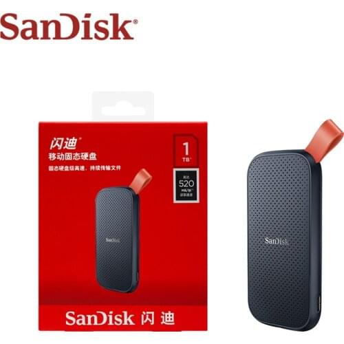 100% Original Sandisk SSD E30 480GB External Disk Hard Drive 1TB 2TB Solid State Disk For Laptop Desktop PC