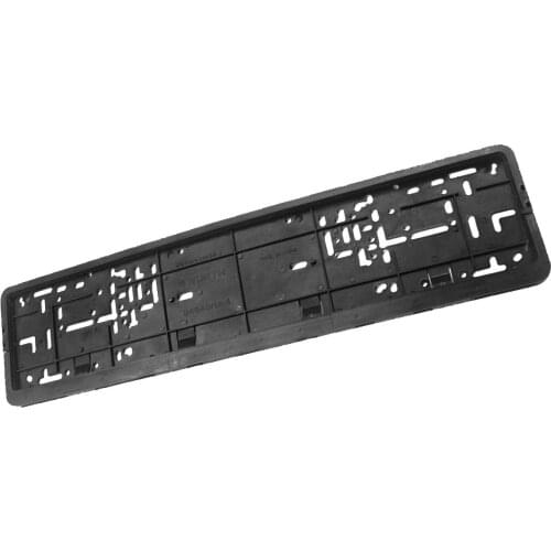 PVC Plastic Car Vehicles License Plate Holder License Bracket Car Tag Covers Fits EU Standard Cars Easy Installation Waterproof