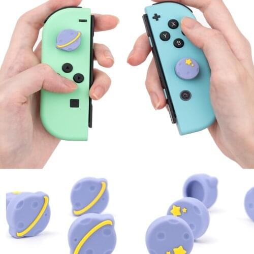Happy Planet Thumb Stick Grip Cap Soft Joystick Protective Cover for Nintend Switch NS Lite Joy-con Controller Thumbstick Case